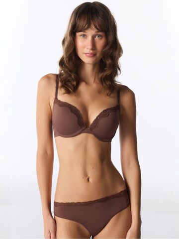 Penti Koszulkowy Biustonosz 'BHs & Bralettes' w kolorze brązowy