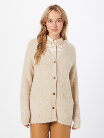 Cardigan 'SRStinne' Soft Rebels en beige : devant