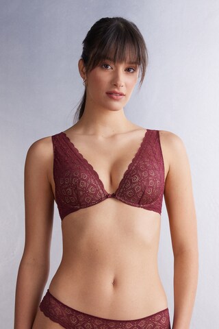 INTIMISSIMI Balconette Bra in Red: front