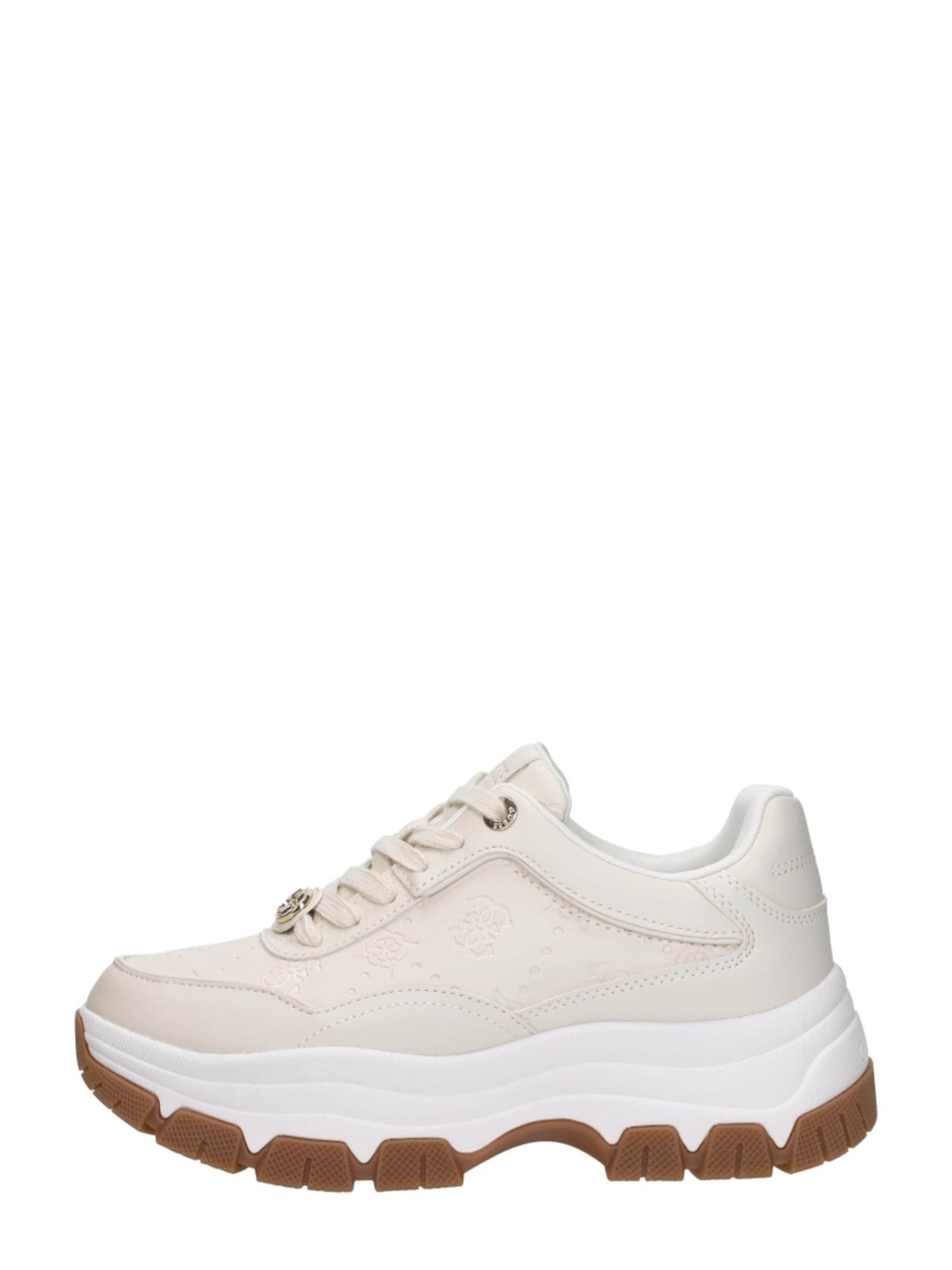 Baskets basses 'Berrett 2' GUESS en beige : devant