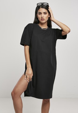 Urban Classics Maxi šaty – černá: přední strana