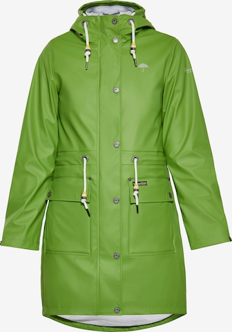 Schmuddelwedda Raincoat in Green: front