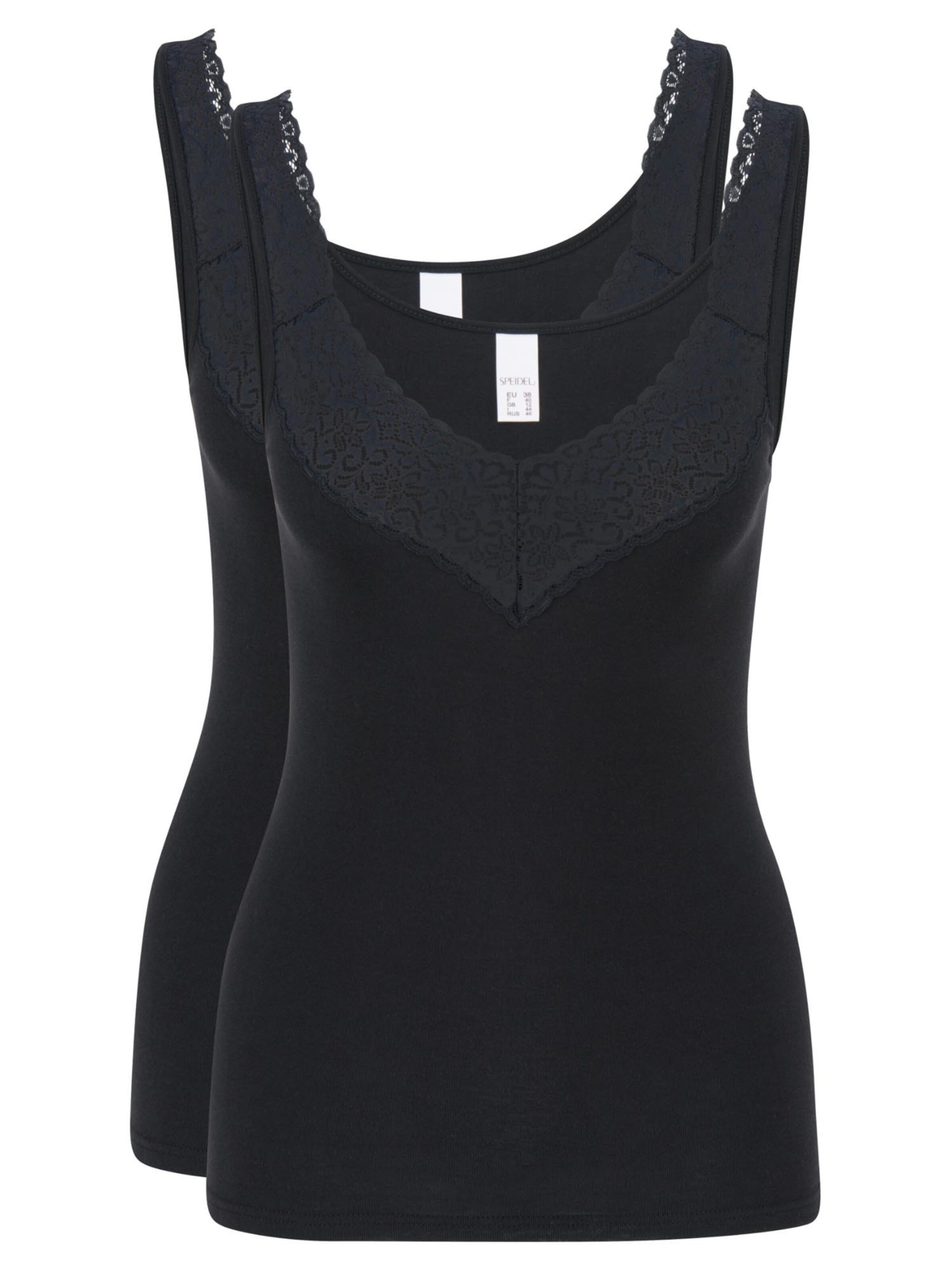 SPEIDEL Unterhemd 'Natalie'‌‌‌‌‌‌‌‌‌‌ in schwarz, Produktansicht