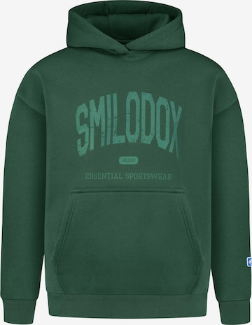 Veste de survêtement Smilodox en vert : devant