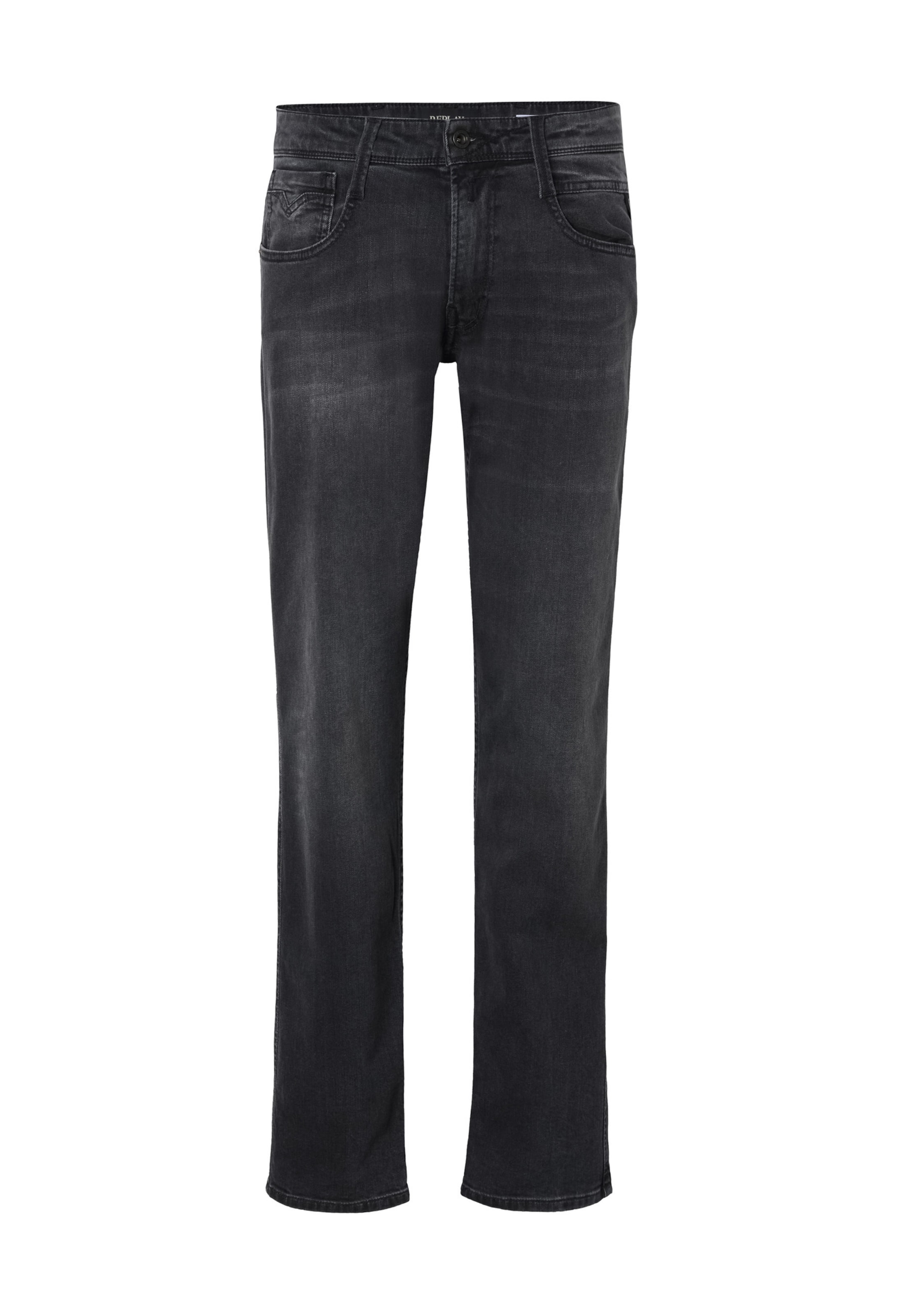 Coupe slim Jean 'Anbass' REPLAY en gris : devant