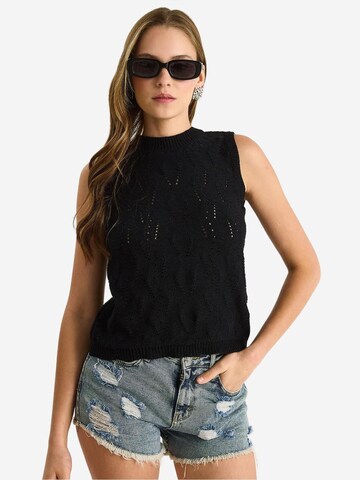 Top in maglia di Bianco Lucci in nero