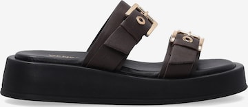 VENEZIA Mules in Brown: front
