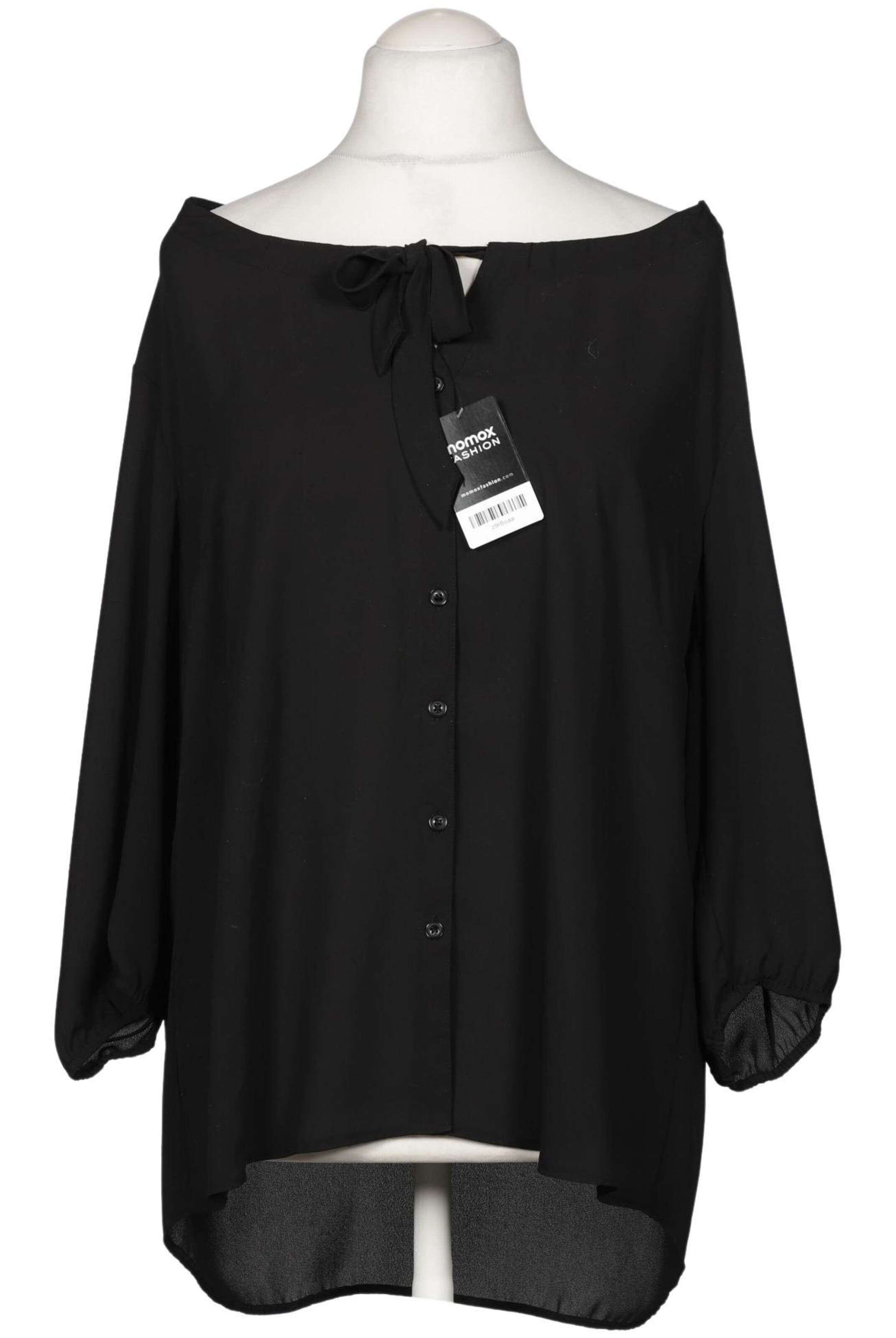 SAMOON Blouse & Tunic in XXXL in Black: front