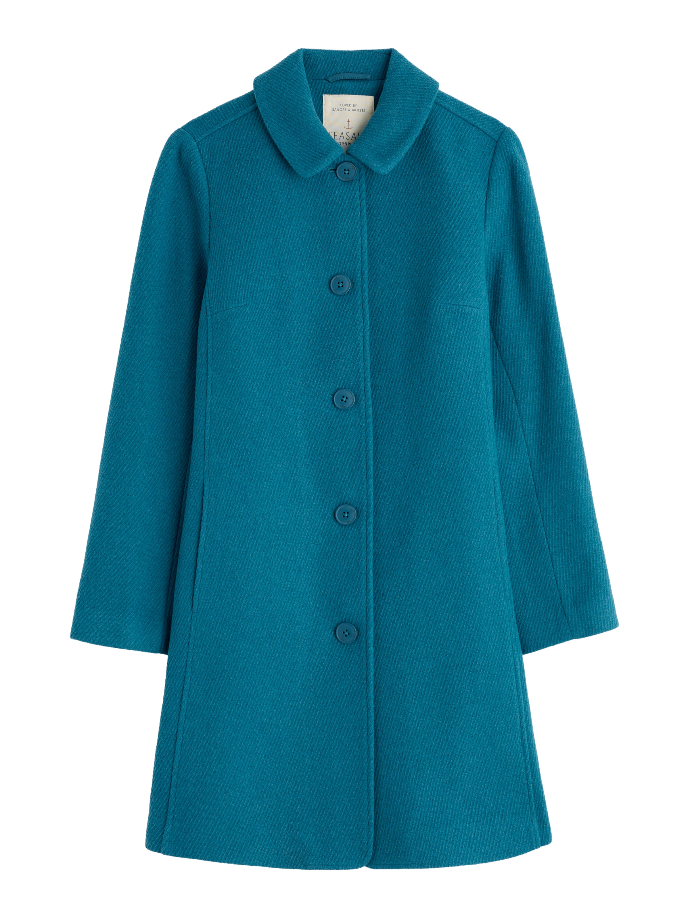 Cappotto di mezza stagione 'Wood Cabin' di Seasalt Cornwall in verde: frontale