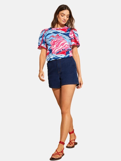 love & roses Särk sinine / meresinine / punane / valge, Tootevaade