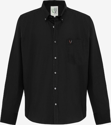 By Diess CollectionRegular Fit Košulja - crna boja: prednji dio