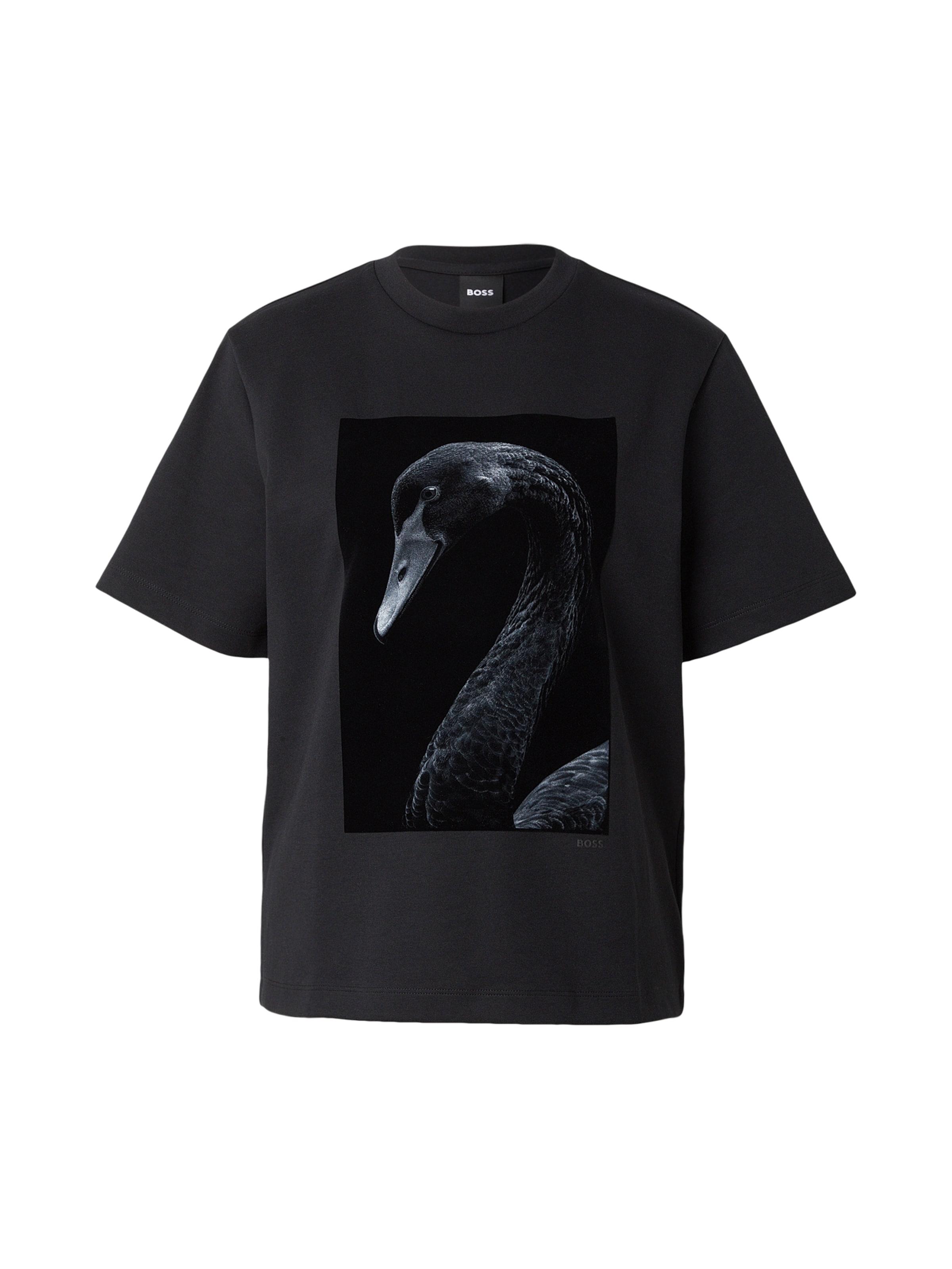 T-shirt 'Eharpa2' BOSS en noir : devant