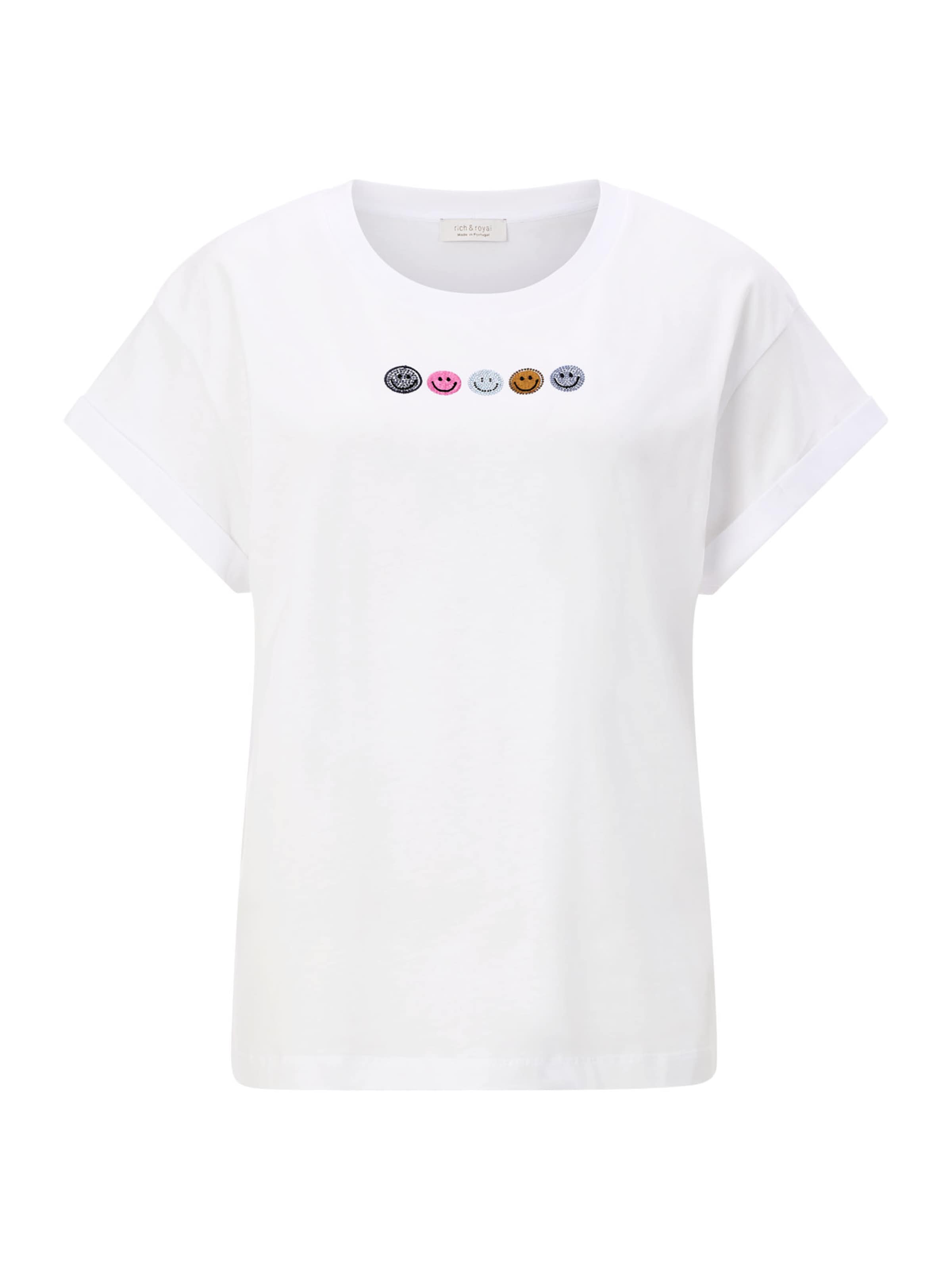 Rich & Royal T-Shirt in Weiß: Vorderseite