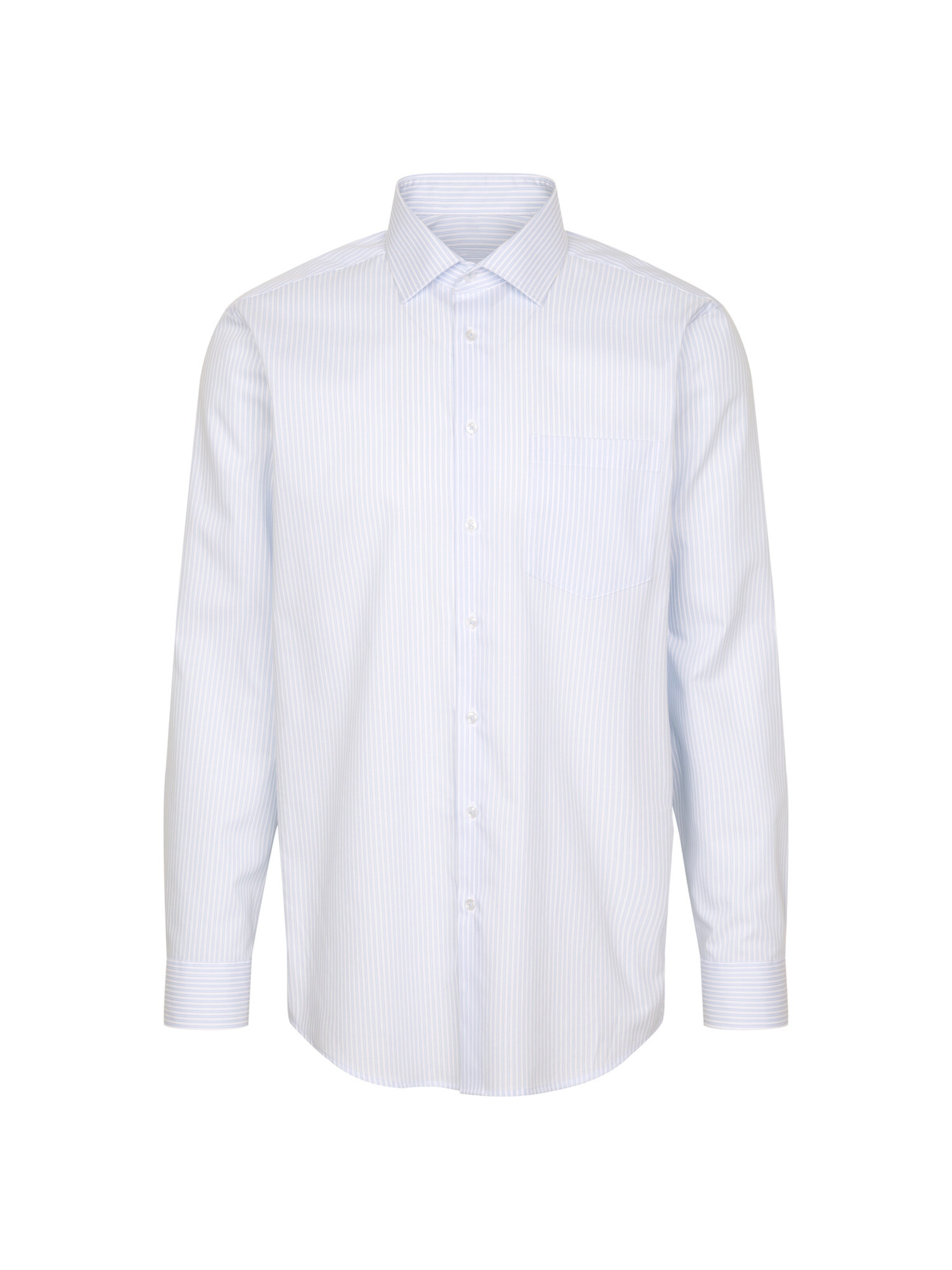 SEIDENSTICKER Regular fit Zakelijk overhemd in Blauw: voorkant