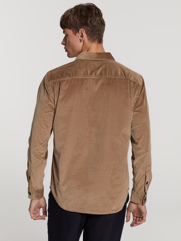 Shiwi Comfort fit Button Up Shirt in Brown