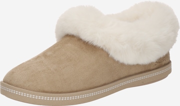 Pantoufle 'COZY CAMPFIRE' SKECHERS en beige : devant
