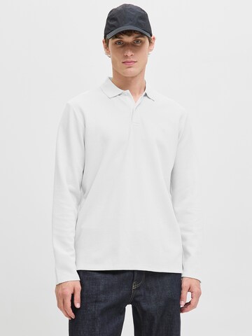 JACK & JONES T-shirt 'JJEAUSTIN' i vit: framsida