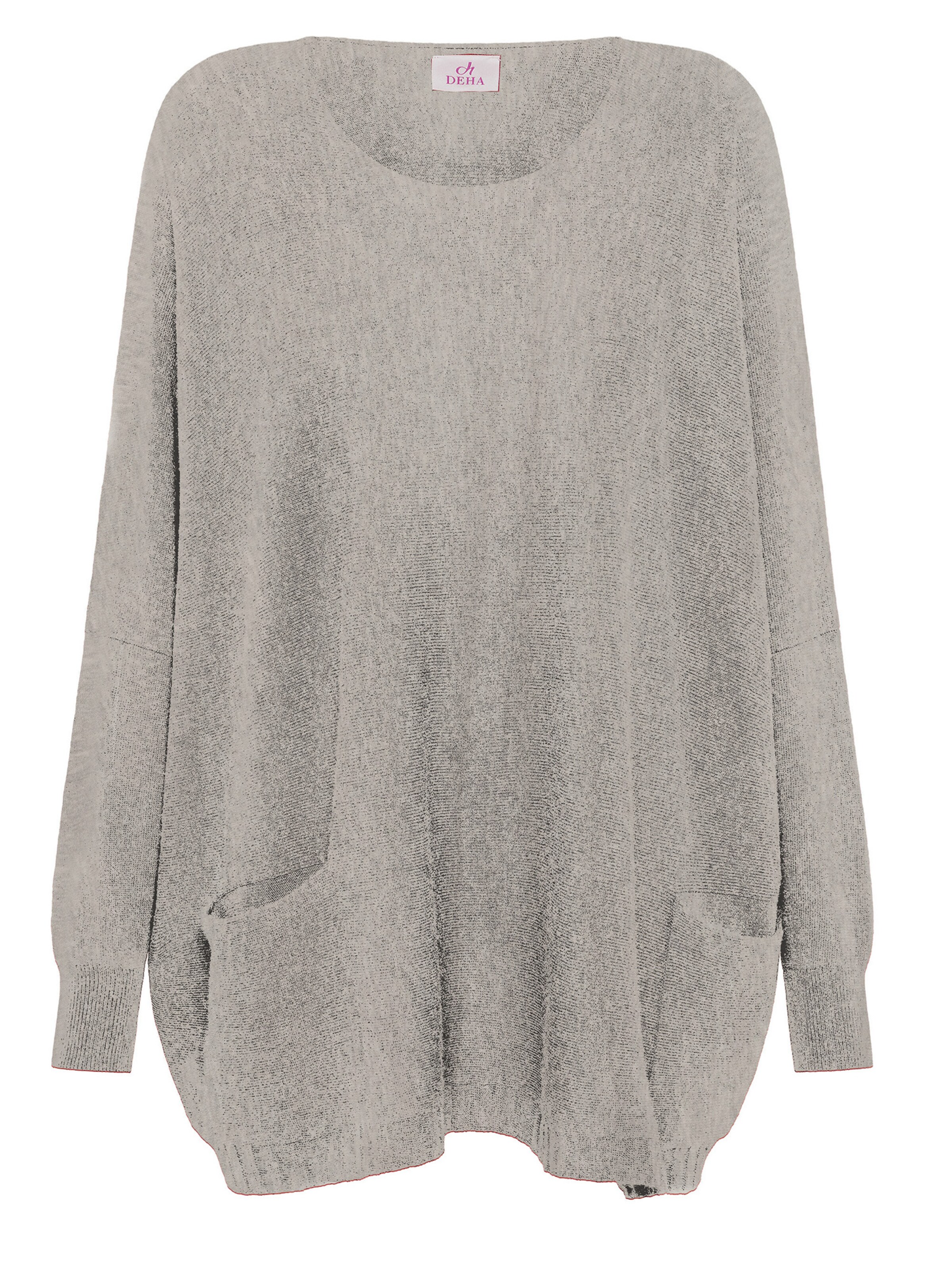 DEHA Oversized trui in Grijs: voorkant