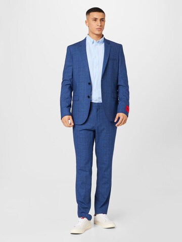 HUGO Red Slim fit Suit 'Arti/Hesten232X' in Blue