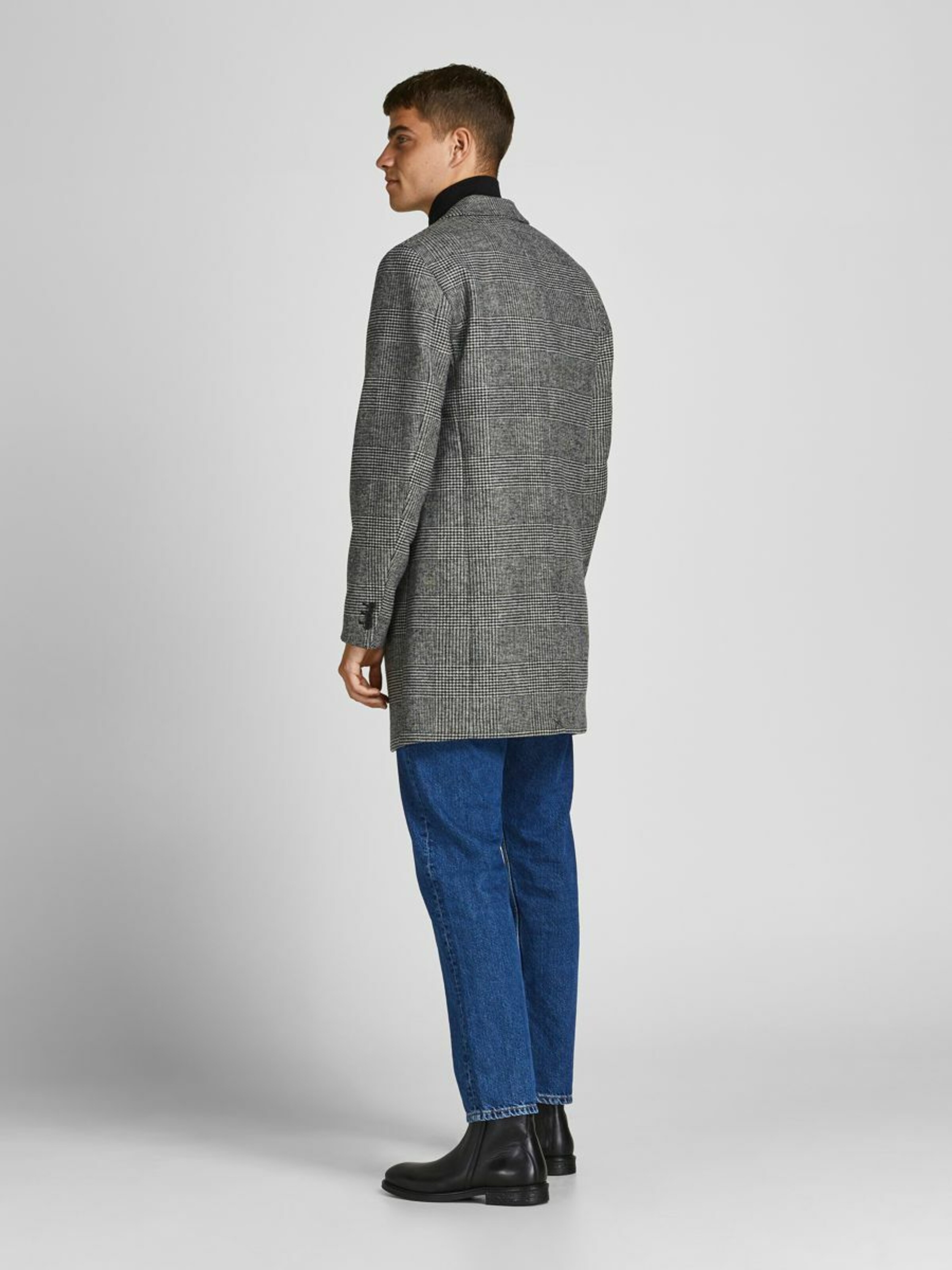 Männer Mäntel JACK & JONES Mantel in Grau - XI13945 Männer Mäntel JACK & JONES Mantel in Grau - XI13945