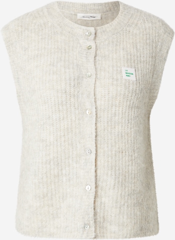 Cardigan 'EAST19MCE24' AMERICAN VINTAGE en gris : devant