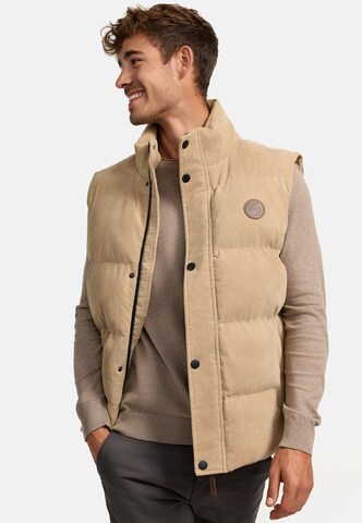 INDICODE JEANS Bodywarmer ' Cobbyn ' in Beige