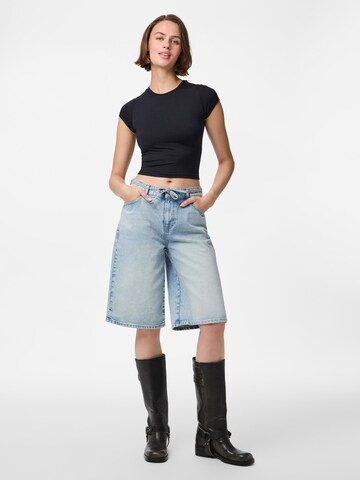 PIECES Wide leg Jeans 'PCSelma' in Blauw