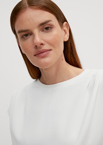 Sweat-shirt COMMA en blanc