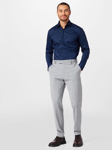 HUGO Slim fit Overhemd 'Kason' in Blauw