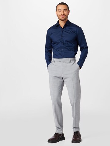 HUGO Slim Fit Hemd 'Kason' in Blau