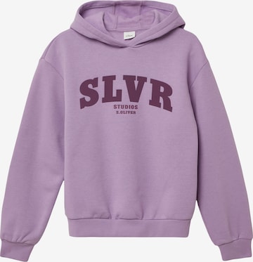 s.Oliver Sweatshirt in Lila: Vorderseite