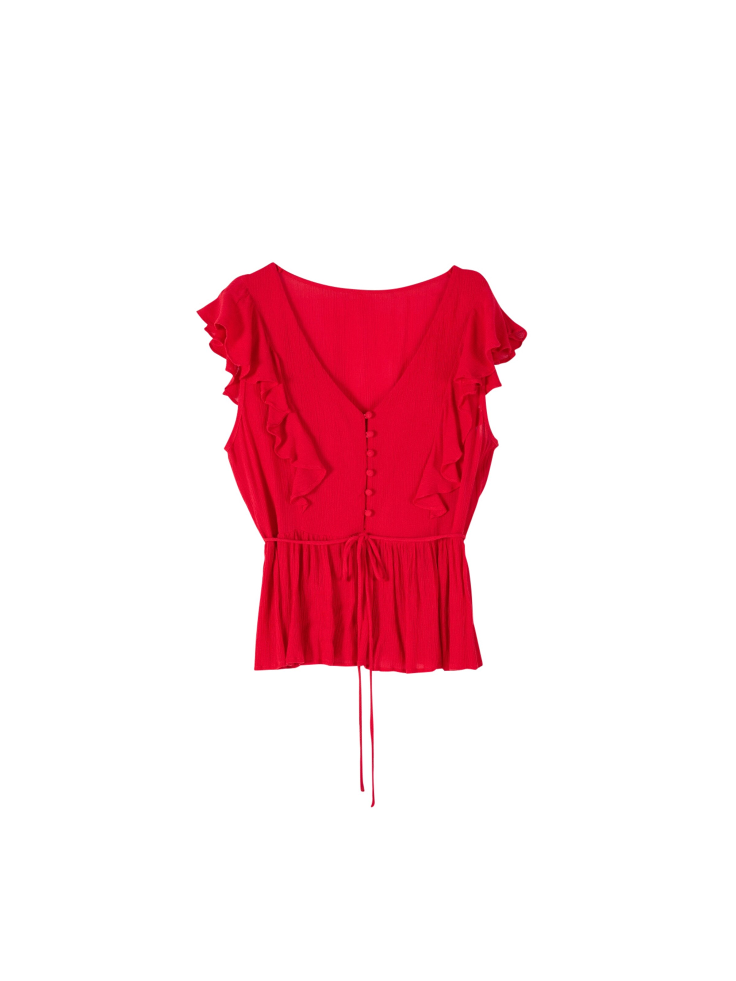 Camicia da donna 'TESSA' di Camomilla Italia in rosso: frontale