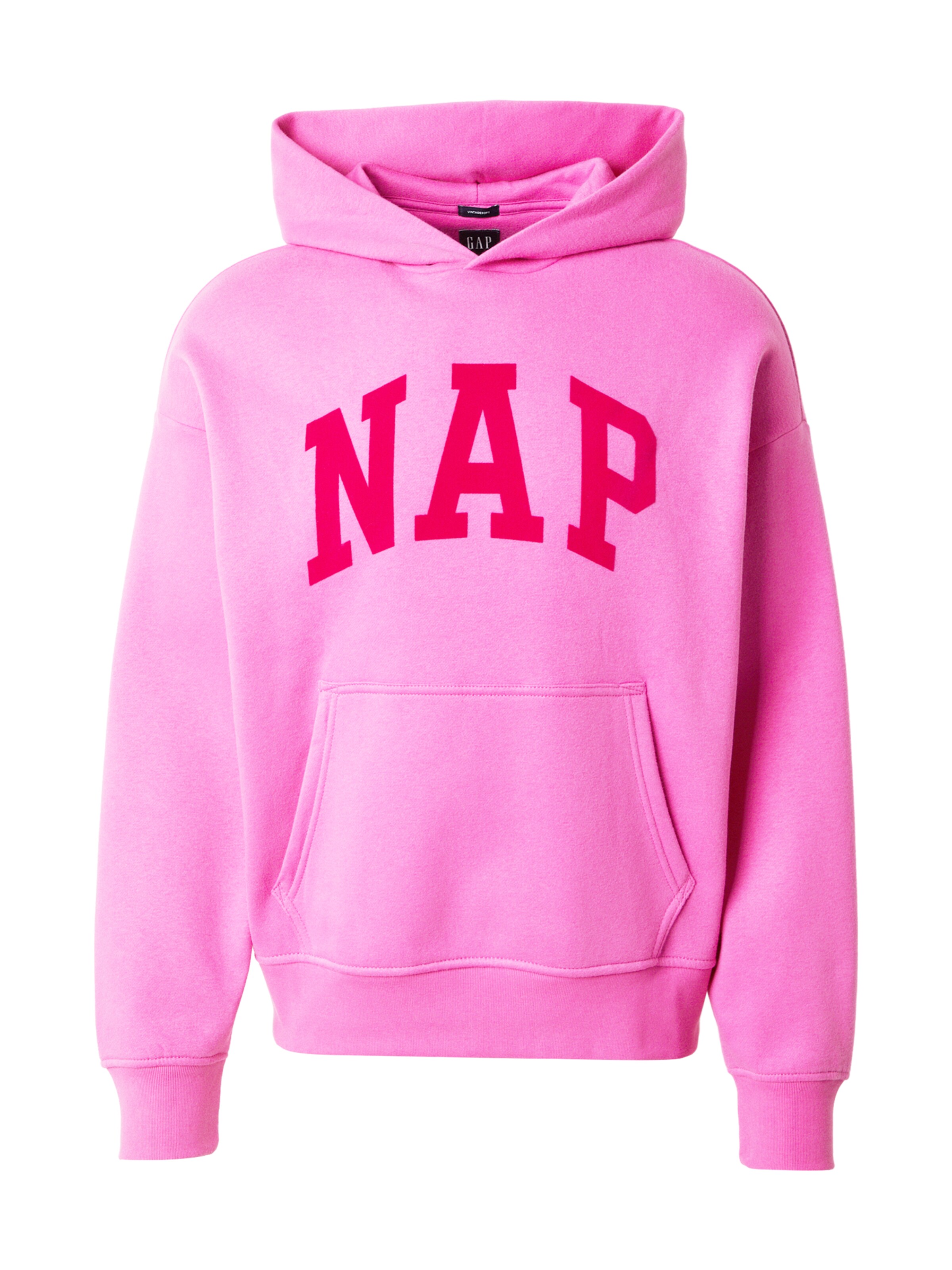 GAP Свитшот 'NAP' в Ярко-розовый: спереди