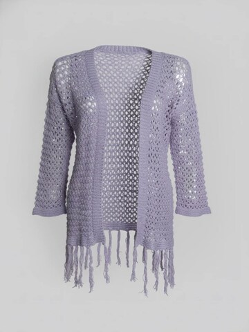 No Matter What Strickjacke in Lila: Vorderseite