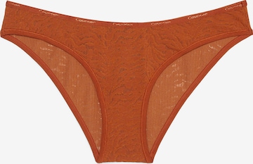 Slip Calvin Klein Underwear en orange : devant