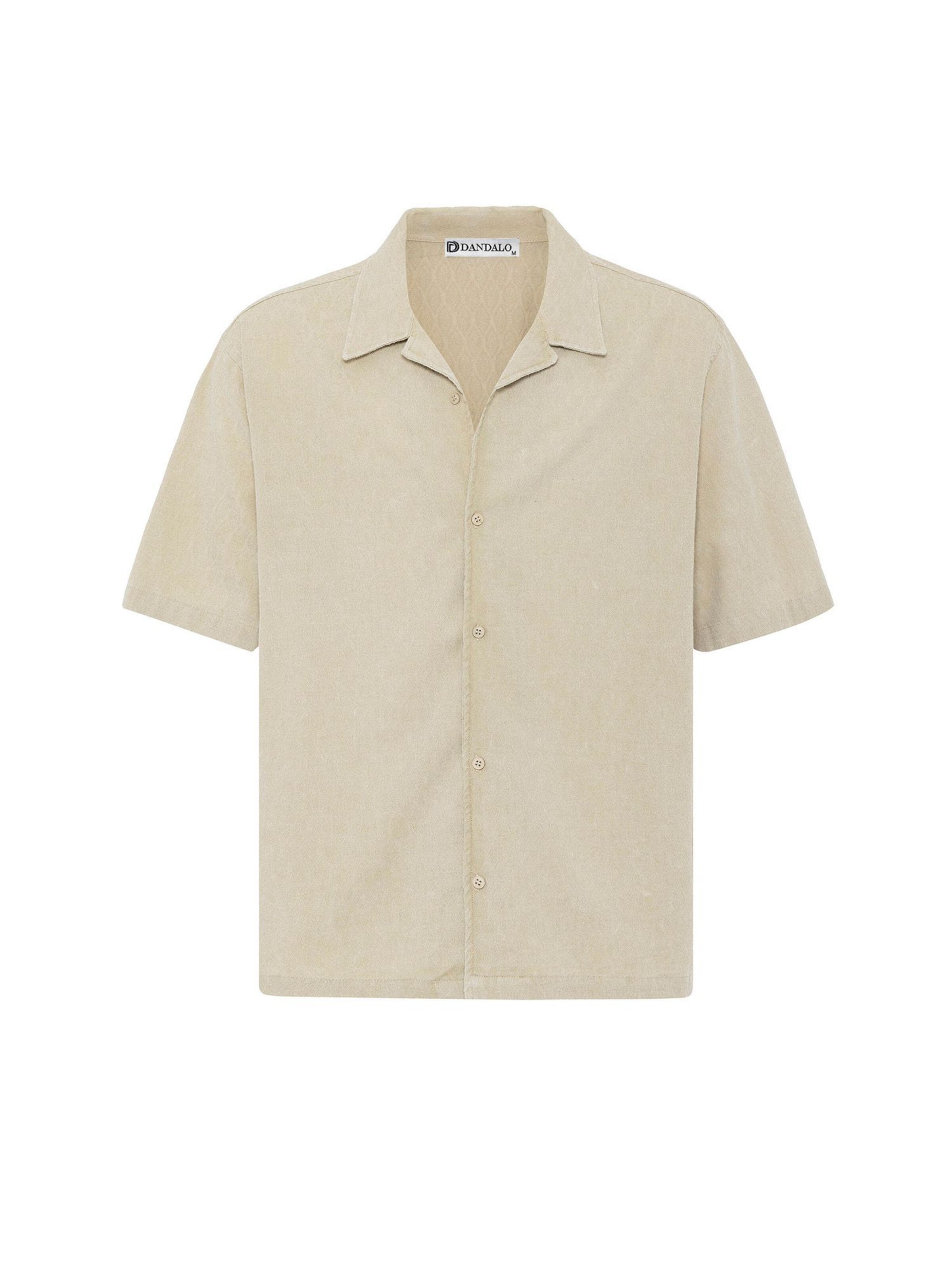 Dandalo Comfort Fit Skjorta i beige: framsida