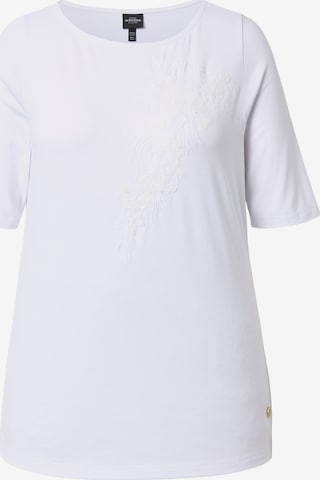 Ulla Popken Shirt in Weiß: Vorderseite