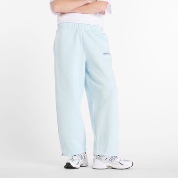 new balance Regular Pants in Blue: front