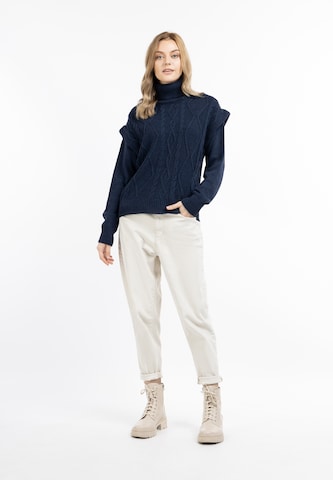 Pull-over 'Naemi' DreiMaster Vintage en bleu