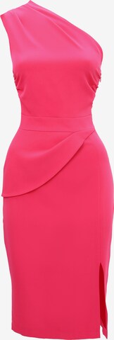Awesome Apparel Sheath Dress in Pink: front