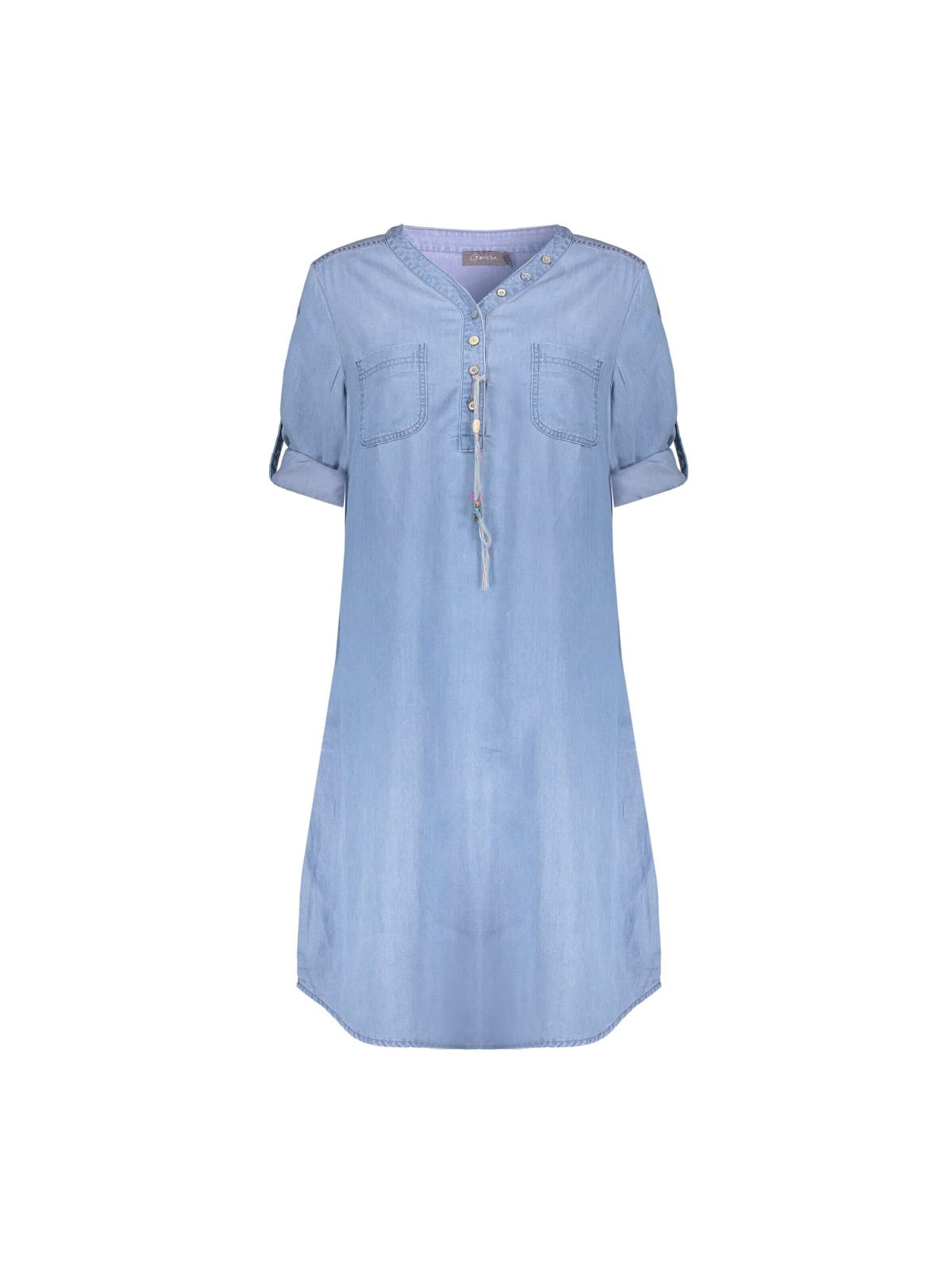 Geisha Dress 'Jet' in Blue