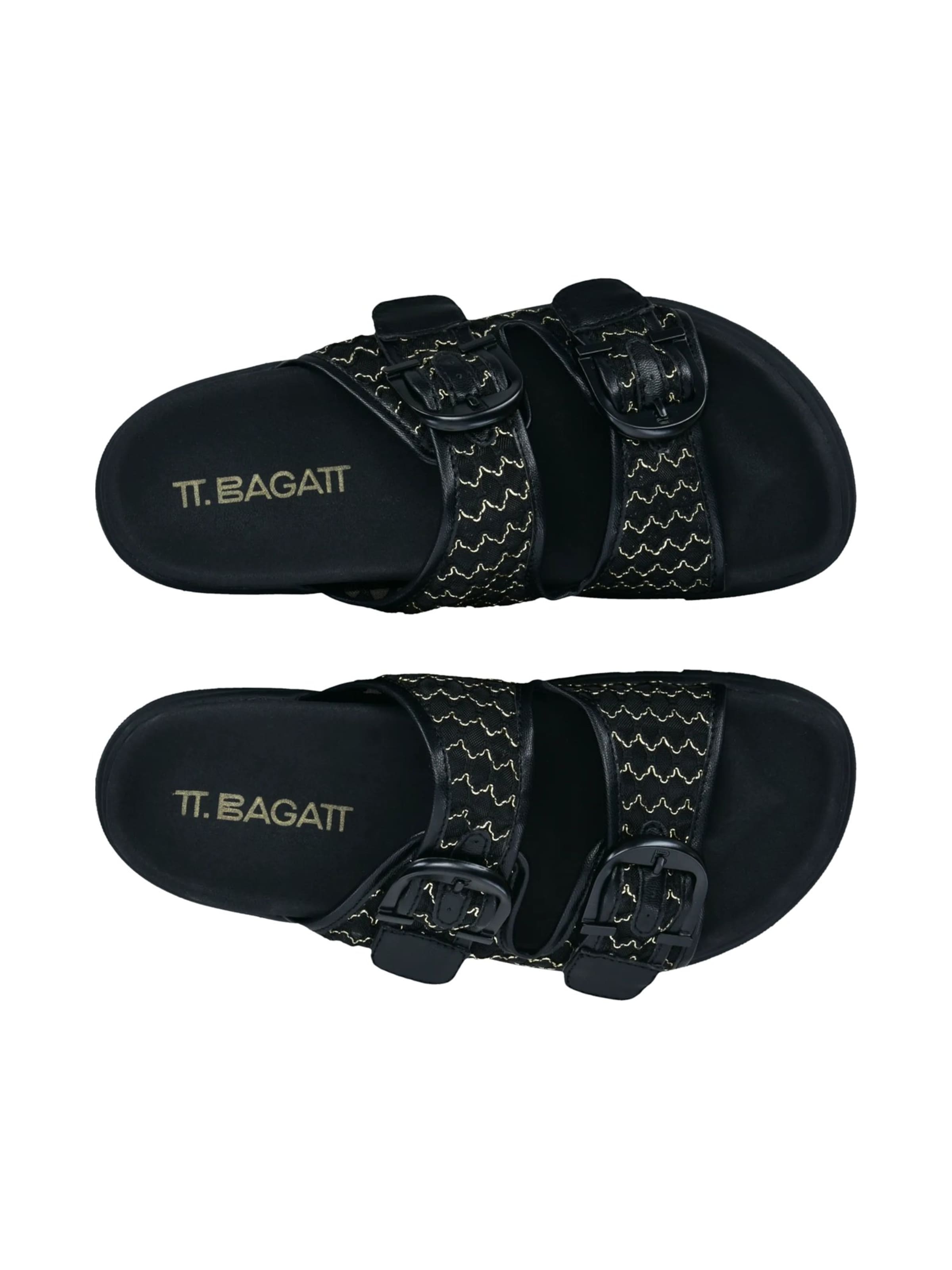 TT. BAGATT Nizki natikači | črna barva