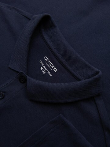 Ombre Shirt 'Pobl-0162' in Blue