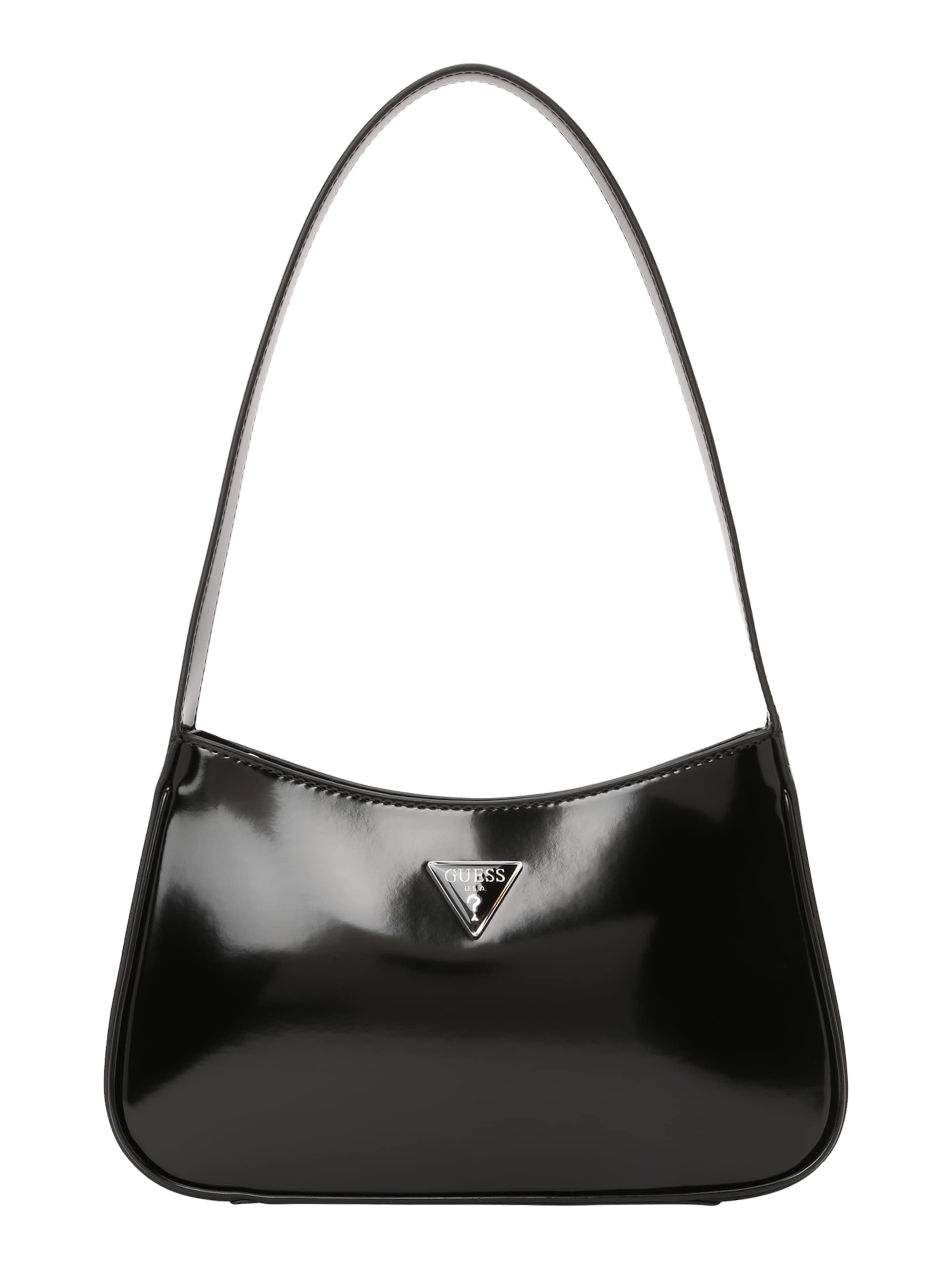 Borsa a spalla 'ARNELA TOP ZIP SHOULDER BAG' di GUESS in nero: frontale