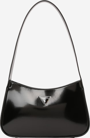 juoda GUESS Rankinė ant peties 'ARNELA TOP ZIP SHOULDER BAG': priekis