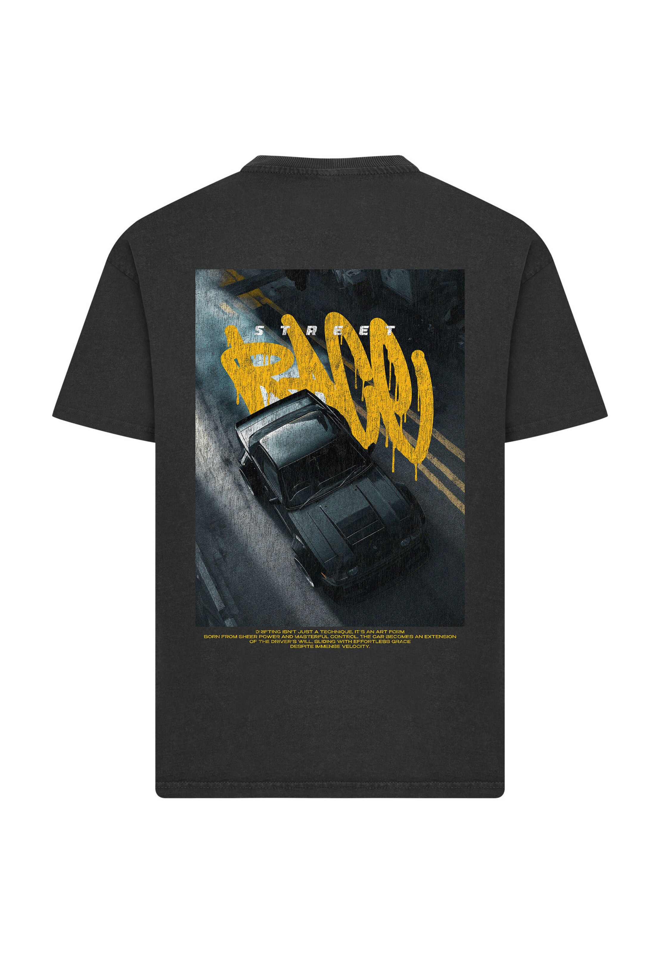 Mister Tee - Camisa 'Street Race' em preto