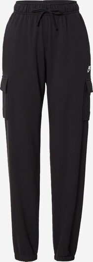 Nike Sportswear Kargo bikses 'Club Fleece', krāsa - melns / balts, Preces skats
