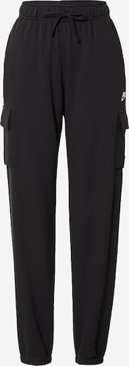 Nike Sportswear Cargobroek 'Club Fleece' in de kleur Zwart / Wit, Productweergave