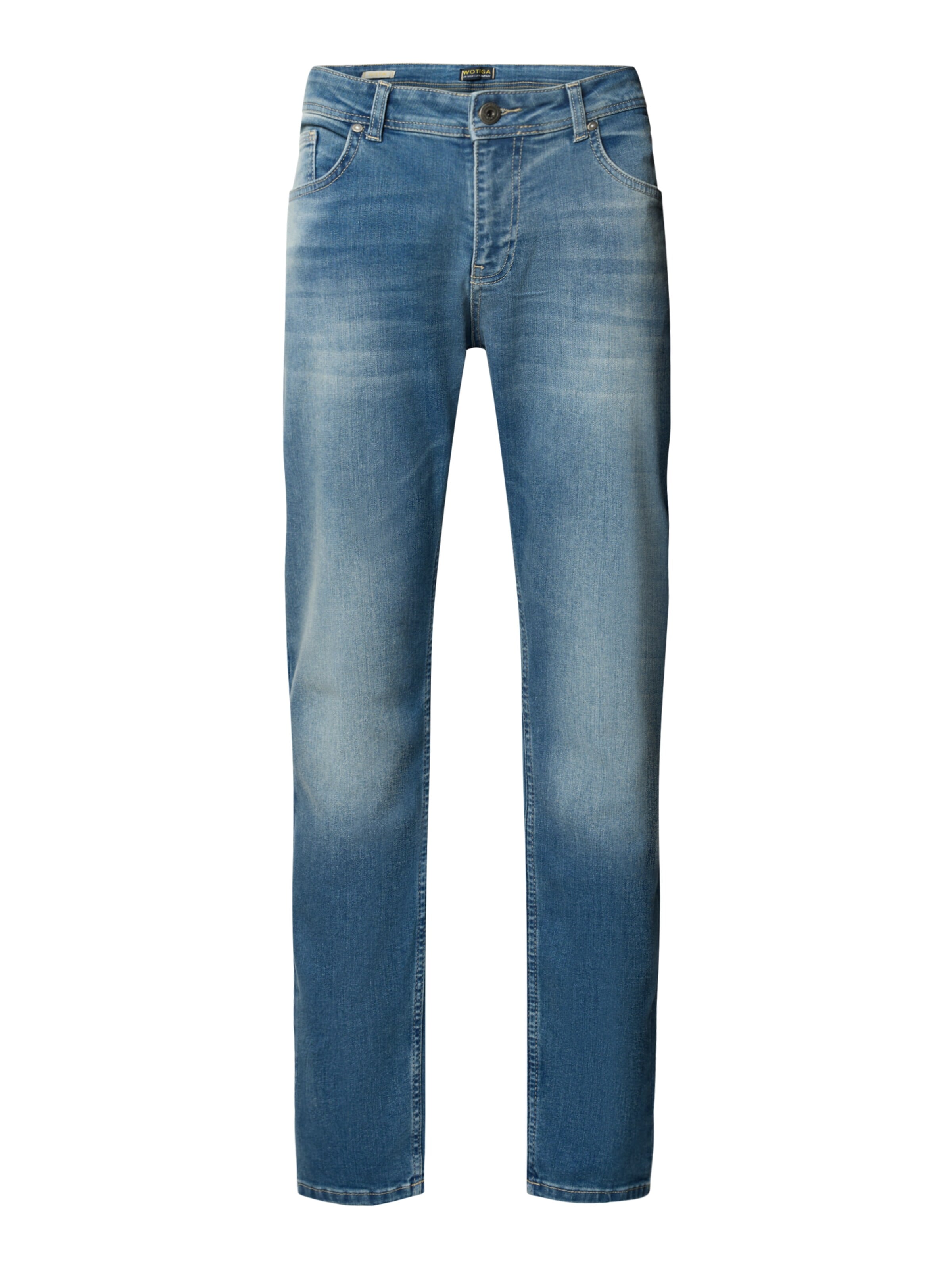 WOTEGA Slim fit Jeans 'Justin' in Blue: front