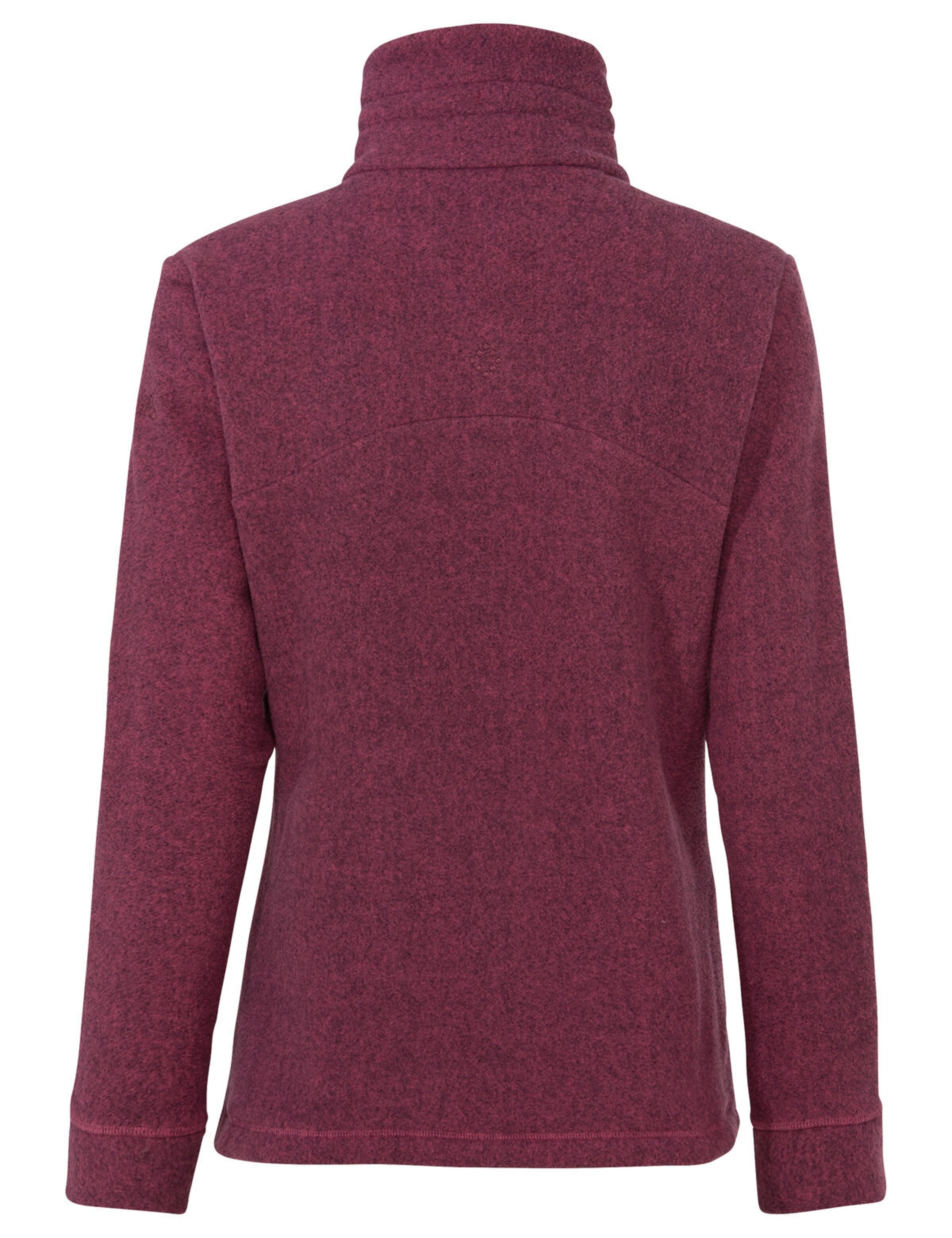 VAUDE Athletic fleece jacket 'Skomer' in Pink